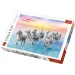 Galopirajući bijeli konji - puzzle 500kom - Trefl