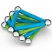 Geomag Green Line Classic magnetska igra 25kom