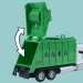 Heavy Duty Truck:  Model metalnog kamiona za selektivno prikupljanje otpada koji se može povući unat