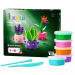 Hey Clay: Plant Folks set za modeliranje s figuricama biljaka – set od 15 dijelova