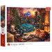 Mačka u sakura vrtu puzzle od 1000 dijelova - Trefl