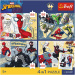 Marvel Spider-Man - 4 x 88 kom Premium Plus Kids puzzle - Trefl