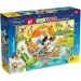 Mickey Mouse 2 u 1, maxi slagalica od 60 dijelova i bojanka 70x50 cm - Lisciani