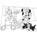 Minnie Mouse 2-u-1 maxi slagalica od 35 dijelova i bojanka 70x50 cm - Lisciani