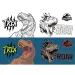 Must... Jurassic World bilježnica sa crtama, može se bojati, 40 stranica, dvije vrste