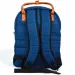 Must: Plava zaobljena školska torba, ruksak 40x30x12cm