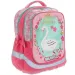 Must: Roza školska torba s tri pregrade s ergonomskim šeširom, ruksak 30x16x42cm.