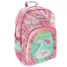 Must: Trokompartimentalna školska torba s likom sove, ruksak 33x16x45cm