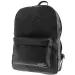 Must: Zaobljena crna školska torba s efektom kože, ruksak 30x13x41cm