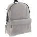 Must: Zaobljena siva školska torba s četiri odjeljka, ruksak 32x17x42cm