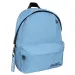 Must: Zaobljena svjetlo plava školska torba s četiri odjeljka, ruksak 32x17x42cm