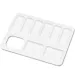 Nebulo: Bijela paleta za boje 15x11cm