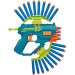 Nerf Elite Ammohawk pjenasti pištolj - Hasbro