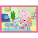 Peppa prase - 4 u 1 puzzle od 12, 15, 20 i 24 dijelova - Trefl