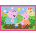 Peppa prase - 4 u 1 puzzle od 12, 15, 20 i 24 dijelova - Trefl