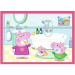 Peppa prase - 4 u 1 puzzle od 12, 15, 20 i 24 dijelova - Trefl