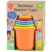 Playgo: Rainbow staklena konstrukcijska igračka od reciklirane plastike 8-dijelni set