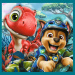 Psići u ophodnji Otok dinosaura - 3 u 1 puzzle od 20, 36 i 50 dijelova - Trefl
