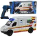RC daljinski upravljač Bijela ambulanta sa svjetlosnim efektima 2,4 GHz 1/12 omjer 30cm