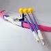 Set ružičastih lukova s ​​vakuumskim strijelama 54 cm