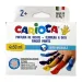Set za bojanje prsti sa različitim bojama 4x50ml - Carioca