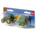SIKU John Deere traktor s okruglom balirkom 1/72