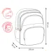 Spirit: Crna pantera zelena ergonomska školska torba