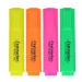 Spirit: Textmarker neon 4kom za isticanje teksta 1-4mm sa izrezanim vrhom