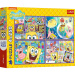 SpužvaBob neobičan svijet 4x250 dijelova puzzle - Trefl
