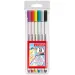 Stabilo: Pen 68 brush tanki flomasteri 6kom