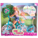 Steffi Love: Biciklistica Steffi lutka s dječjom prikolicom - Simba Toys