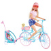 Steffi Love: Biciklistica Steffi lutka s dječjom prikolicom - Simba Toys