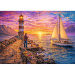 Svjetionik u zalasku sunca puzzle od 500 dijelova - Trefl