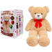 Teddy Greetings: Honey Hugs plišani medvjed u bijeloj poklon kutiji 120 cm