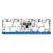 Tetris bilježnica sa naljepnicama i šablonom