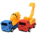 Truck Working: 7-dijelni set igračaka za gradnju zamašnjaka s autićima, vozilima i priborom