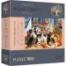 Wood Craft: Pas prijatelj 1000 kom premium drvene puzzle - Trefl