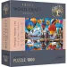 Wood Craft: Šareni baloni na vrući zrak 1000 kom vrhunske drvene puzzle - Trefl