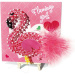 WowBox: LED svjetlosna nitna slika - Flamingo